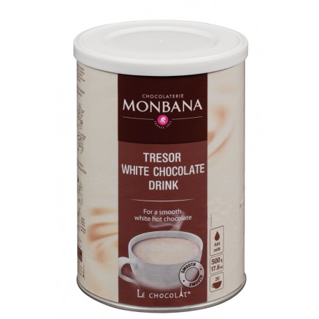 Ciocolata Monbana TRESOR au CHOCOLAT alba 500gr.