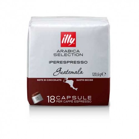 Cafea Illy 18 capsule iperespresso Guatemala cu cofeina