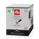 Cafea illy Espresso ESE FORTE cu cofeina 40 monodoze ambalate individual