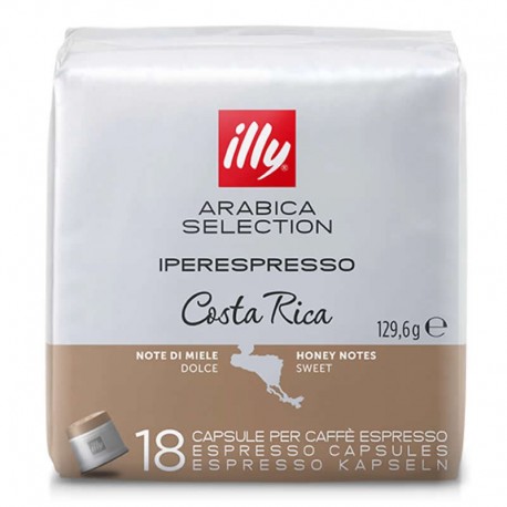 Cafea Illy 18 capsule iperespresso Costa Rica cu cofeina
