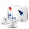 Set illy Lee Ufan kit 2 cesti cappuccino si 2 farfurii