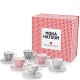Set illy Mona Hatoum kit 6 cesti cappuccino si 6 farfurii