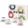 Set illy Ai Weiwei kit 4 cesti espresso si 4 farfurii