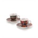 Set illy Biennale 2024 kit 2 cesti espresso si 2 farfurii pack A