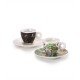 Set illy Biennale 2024 kit 2 cesti espresso si 2 farfurii pack B