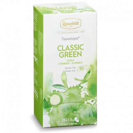 Ceai Ronnefeldt Teavelope BIO CLASSIC GREEN cutie