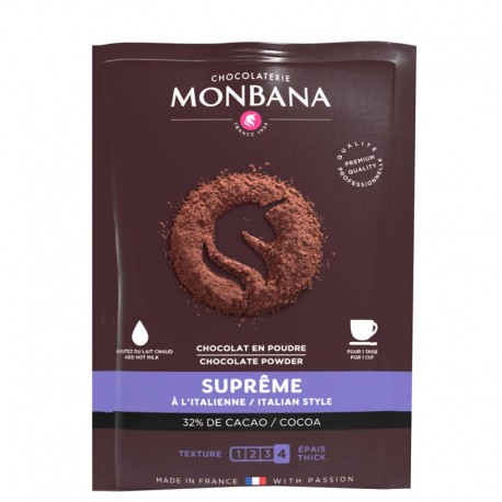 Ciocolata Monbana SUPREME de CHOCOLAT 50 plicuri